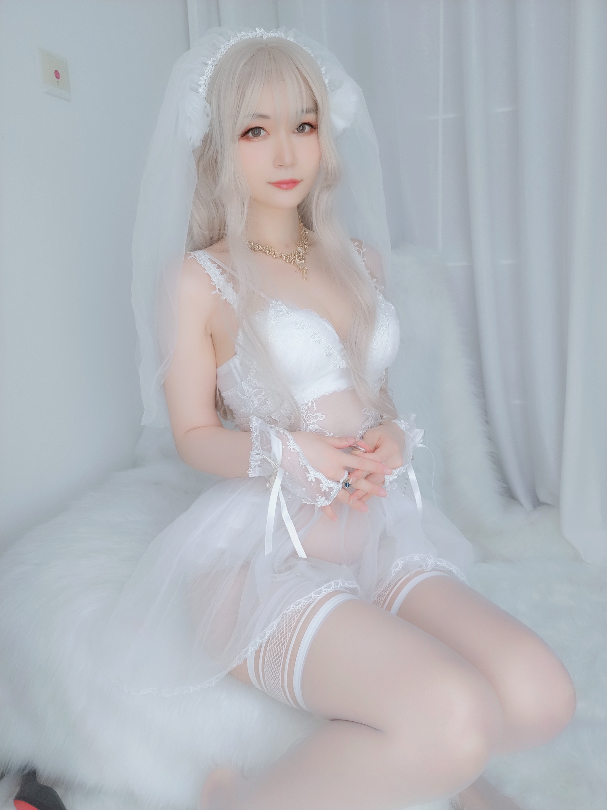 白银81 – NO.032 纯白花嫁 [161P6V]-XikXak